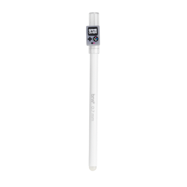 Caneta Gel Esferográfica Apagável 0.7mm Gamer BRW - Cx 12 Und