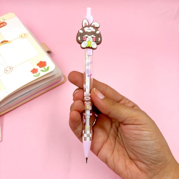 Lapiseira Estampada 0.7mm Menininha Love - Kit 4 Und