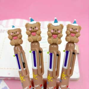 Caneta 6 Cores Ursinho Kawai