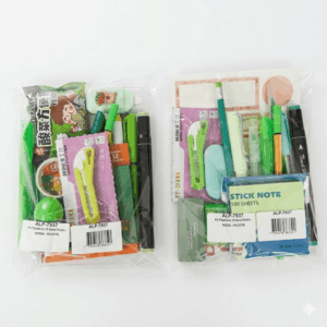Kit Papelaria 15 Itens Paleta - VERDE - PACOTE