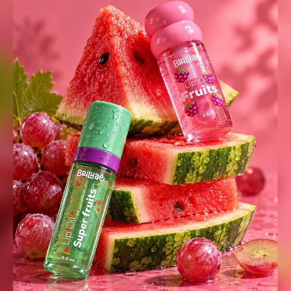 Make Lip Oil Super Fruits com Aroma de Fruta 9,5ml - BRILHAE - UND