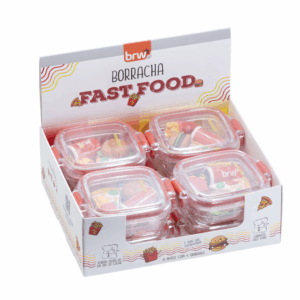 Borracha Mini Fast Food Marmitinha BRW - UND