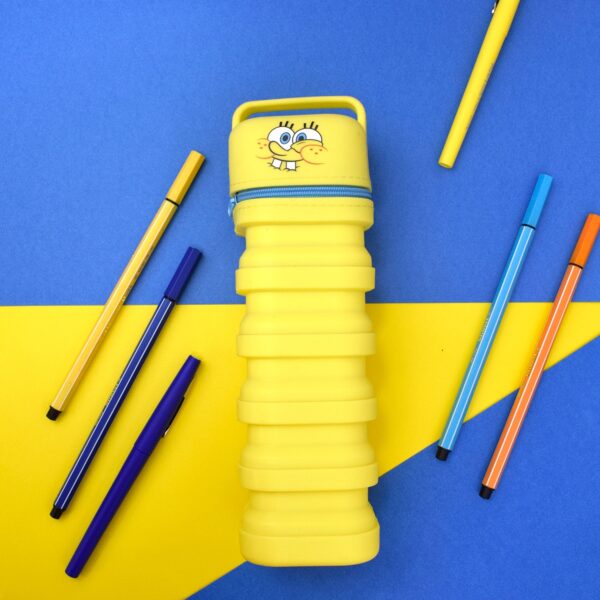 Estojo Retrátil Magic 2 em 1 Silicone Bob Esponja Nickelodeon - DAC
