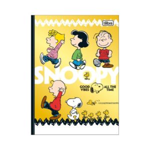 Caderno Colegial Costurado LUXO 80 fls SNOOPY - TILIBRA - UND