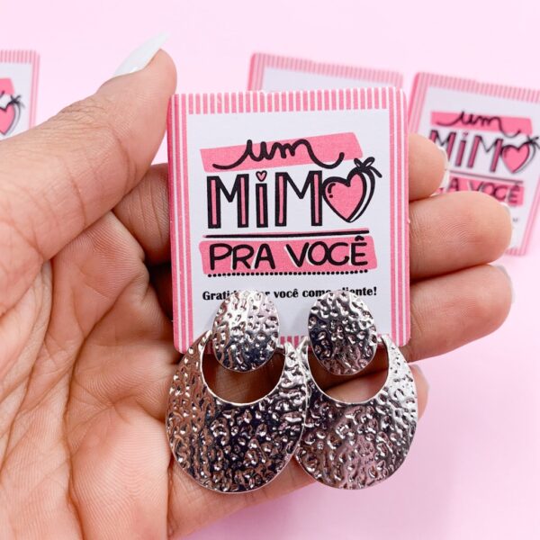 KIT Mimo - Brinco + Cartão - PACOTE 10 UND