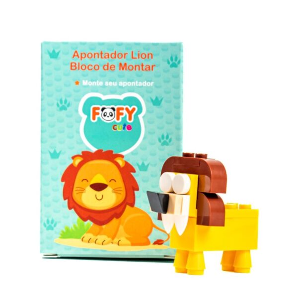 Apontador Bloco Lego Lion FOFY - UND