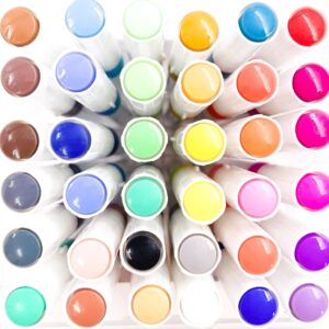 Marcador ACRÍLICO para COLORIR - MALETA 36 CORES