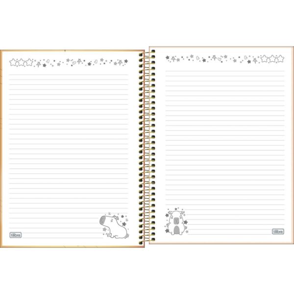 Caderno Espiral Capa Dura Universitário 10 Matérias Capivara Tilibra