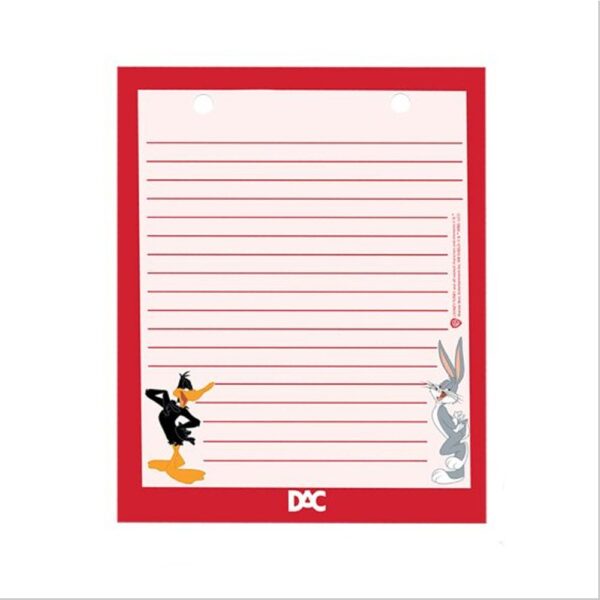 Refil Porta Fichas Looney Tunes DAC