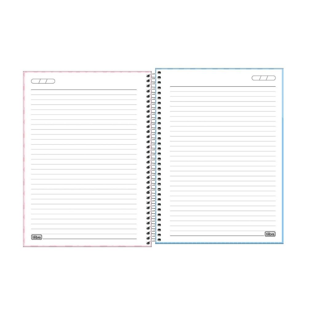 Caderno Espiral Capa Dura Universitário 1 M Show Feminino 20x27,5cm 80 Fls - TILIBRA - UND