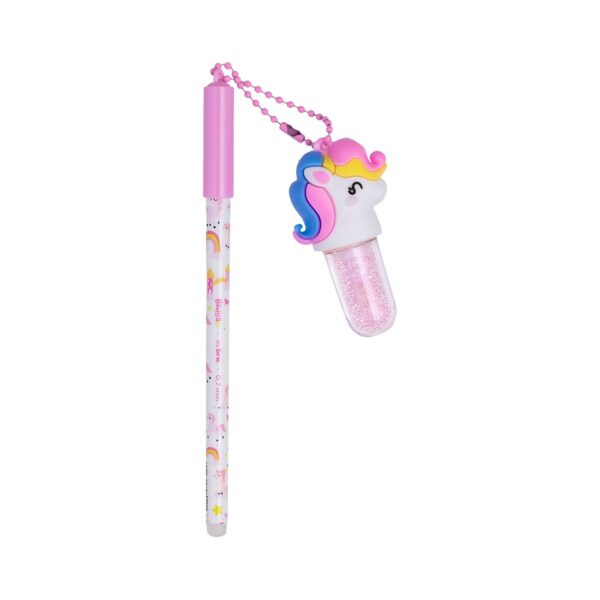 Make Caneta Gel Apagável + Lip Gloss Duo Charm - BRILHAE - UND