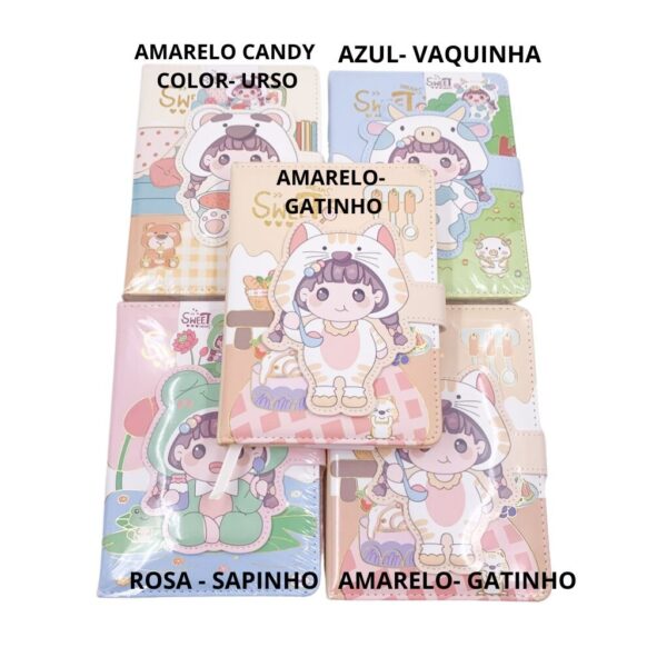 Caderno Luxo Menininhas