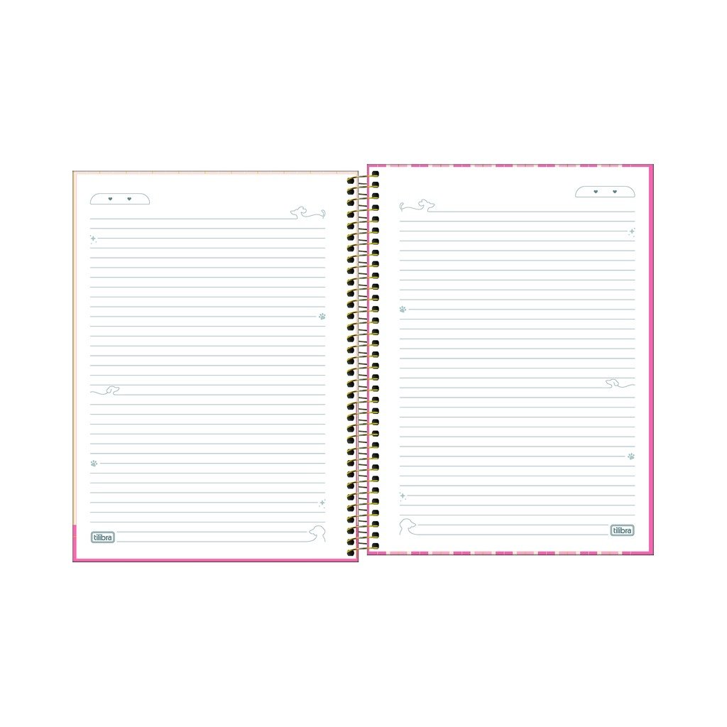 Caderno Espiral Capa Dura Universitário 1 M Brownie 20x27,5cm 80 Fls - TILIBRA - UND