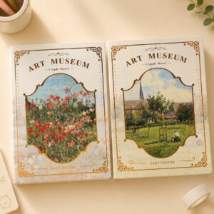 Caderno A5 Sketchbook SEM PAUTA Art Museum 14,4x 21cm - UNISO - UND