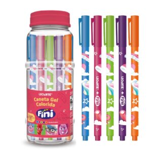 Caneta Gel Corpo Estampado 0.6 FINI - LEO E LEO - UND