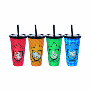 Copo Refri c/ Canudo Harry Potter 700 ml - PLASÚTIL - UND