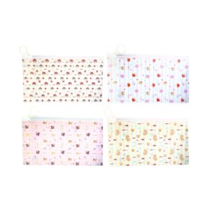 Estojo Pasta Zip Multiuso CUTE ANIMAL B6 22x13cm - UNISO - UND