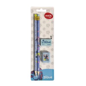 Kit Escolar Stitch 4 Peças MOLIN - BLISTER