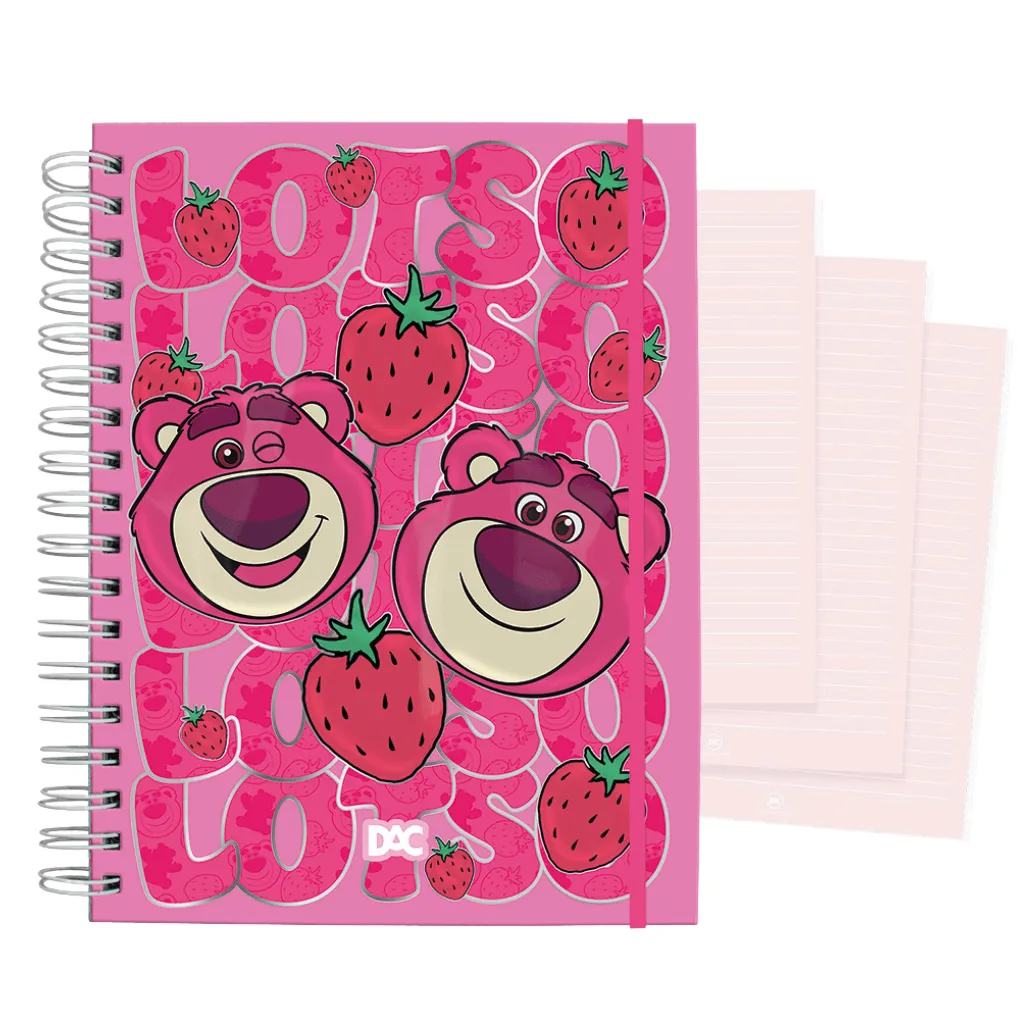 Caderno Smart Colegial Ursinho Lotso 80 fls - DAC
