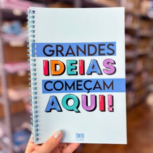 Caderno Aramado Frases 55 fls 16,9x24,8cm - TOKYO DESIGN - UND