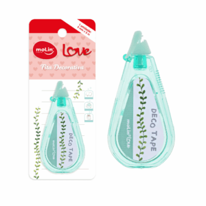 Fita Decorativa Love Folhas Molin - Blister 1 Und