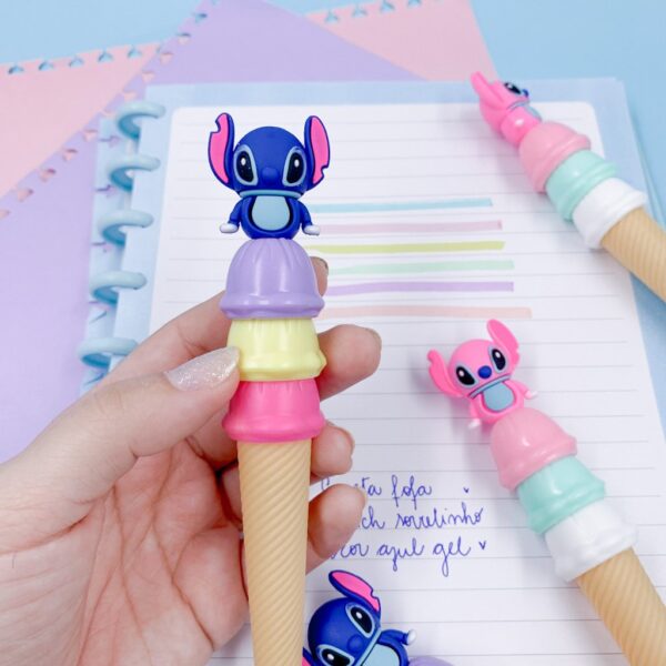 Caneta Fofa Stitch Sorvetinho