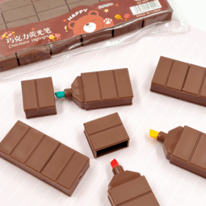 Marca Texto Chocolate 6 Cores - IMPORTADO -BLISTER