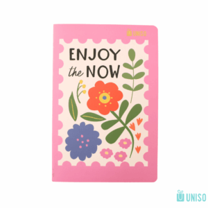 Caderno A5 Brochura SEM PAUTA Enjoy Now 13,5x 20,5cm 32fls - UNISO - UND