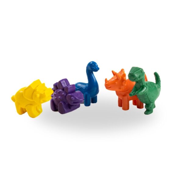 Giz de Cera Mini Dino 5 Cores FOFY - UND
