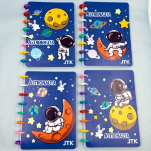 Caderno de Disco 21,5x14,6 cm Astronauta