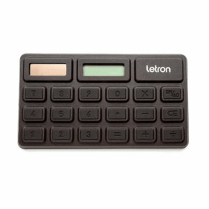 Calculadora 8 Dígitos Chocolate LETRON/LEO E LEO - BLISTER