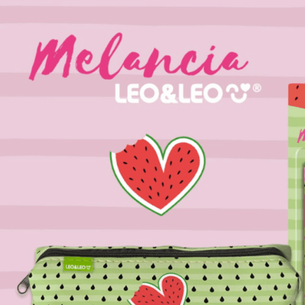 Kit Escolar Melancia 4 Peças LEO E LEO - BLISTER