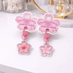 Chaveiro Pingente Charm Flor Cute Colors -  IMPORTADO  - UND