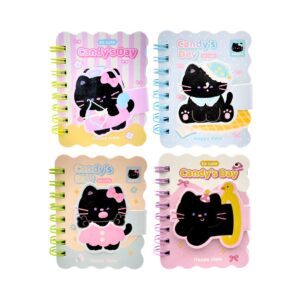 Mini Caderneta Candy Gato 6,5x8cm - UNISO - UND