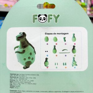 Massinha de Modelar Ovo Dino FOFY - BLISTER
