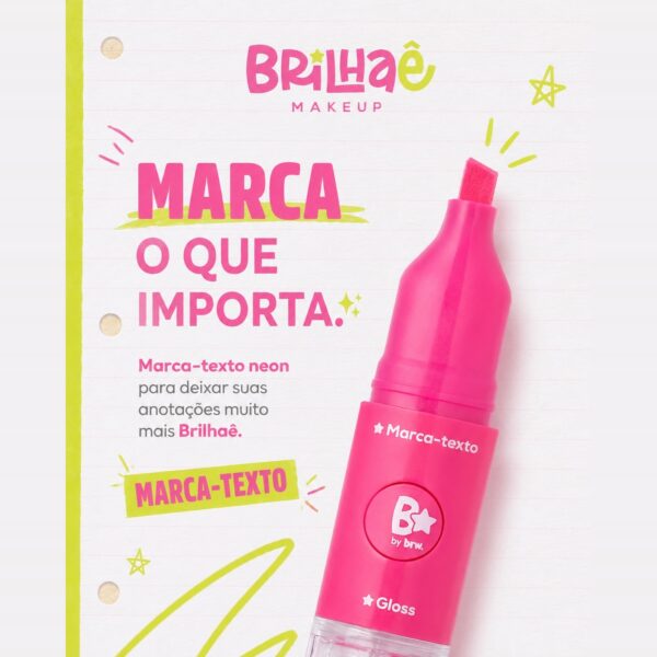 Make Marca-Texto + Lip Gloss Duo Shine - BRILHAE - UND