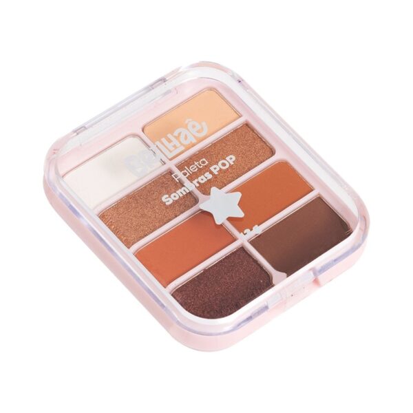 Make Paleta Sombras POP 8 Cores 13g - BRILHAE - UND