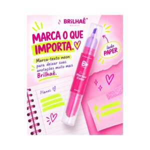 Make Marca-Texto + Lip Stick Duo Color - BRILHAE - UND