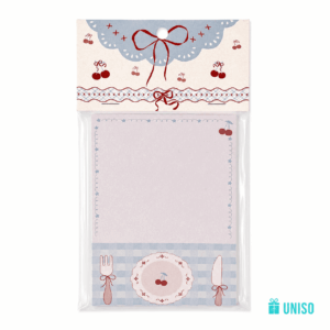 Bloco de Notas Laço Cereja Retrô 80x110mm 80 fls - UNISO - UND