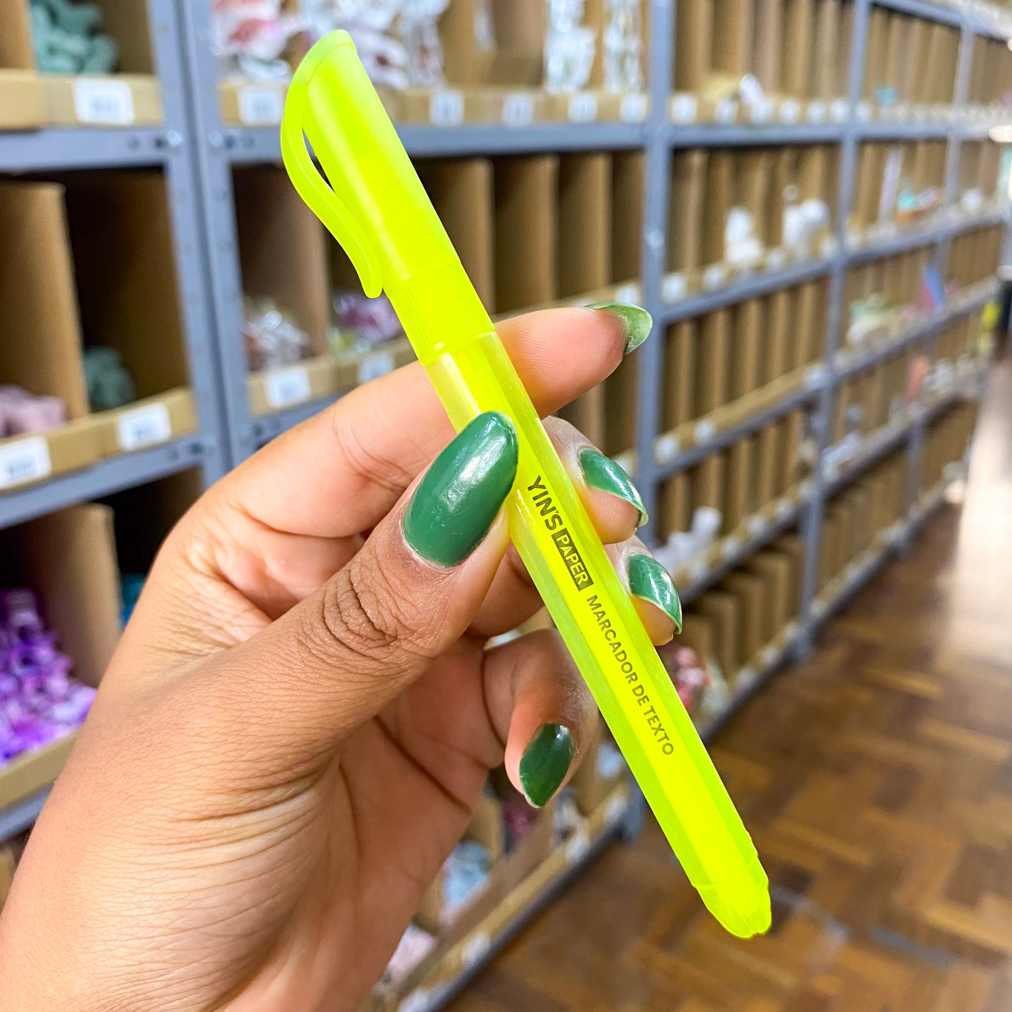 Marca Texto Neon Amarelo - YINS PAPER - UND