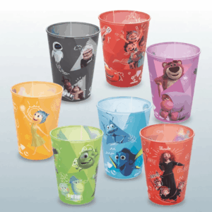 Copo Disney Pixar Sortido 320ml - PLASÚTIL - UND