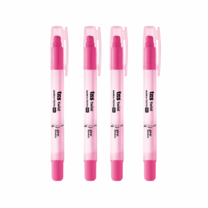 Marca Texto Tris Gel Twist Rosa - Kit 4 Und
