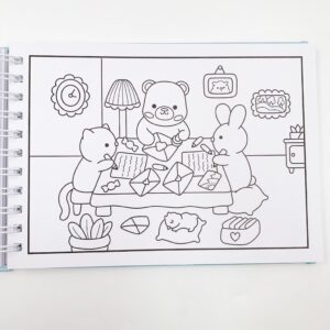 Livro de Colorir Comfy and Cozy Blue - CIRANDA - UND