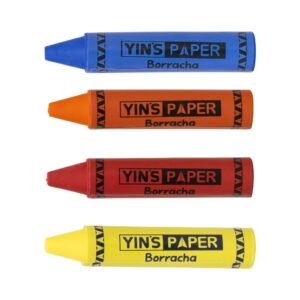 Borracha Formato Giz de Cera Cryons - YINS PAPER - POTE 24 UND