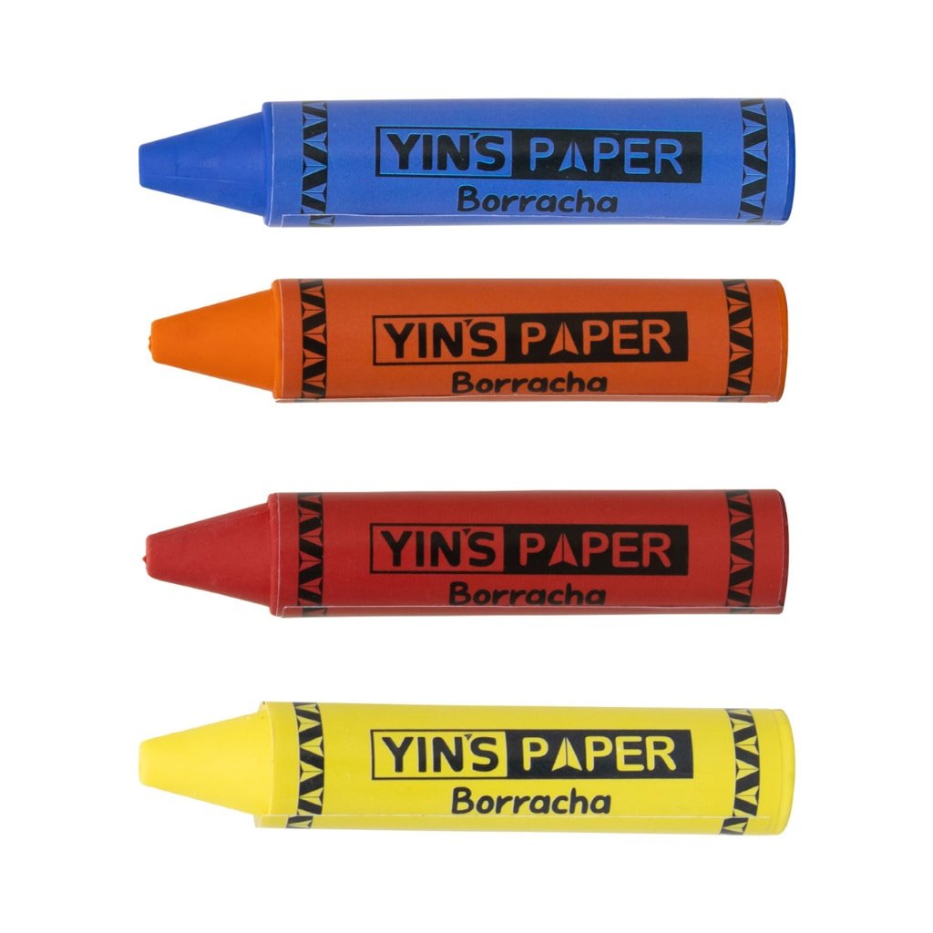 Borracha Formato Giz de Cera Cryons - YINS PAPER - POTE 24 UND