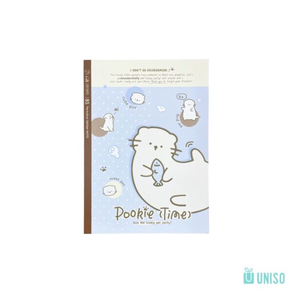 Caderno A5 Brochura Pautado Pookie Time 14,5x21cm - UNISO - UND