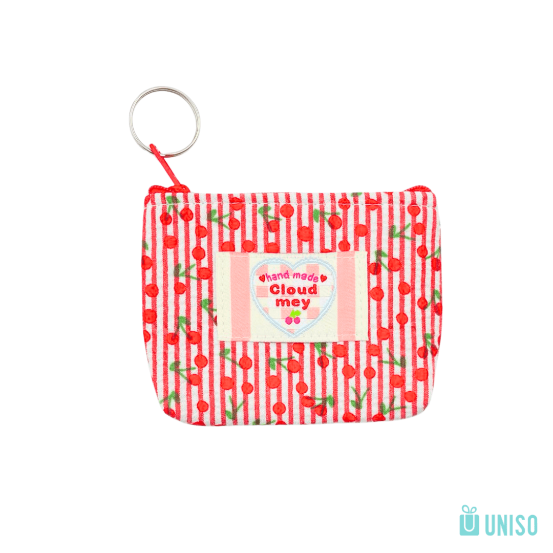 Porta Moedas Retangular Cereja 11x9x1,5cm - UNISO - UND