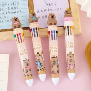 Caneta 10 Cores CAPIVARA Cute - UND