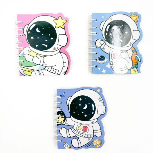 Mini Caderno Aramado Astronauta