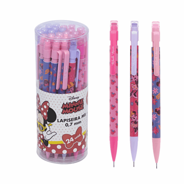 Lapiseira Mb Minnie 0.7mm Molin - Pote 24 Und